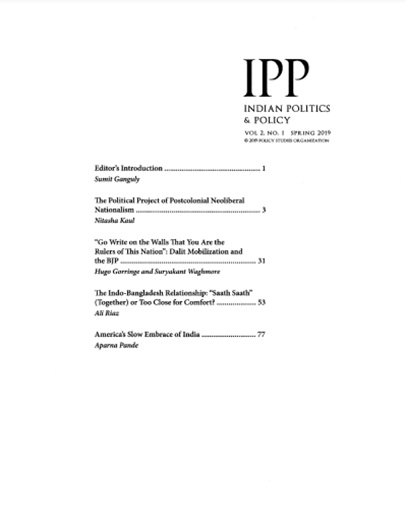 INDIAN POLITICS & POLICY