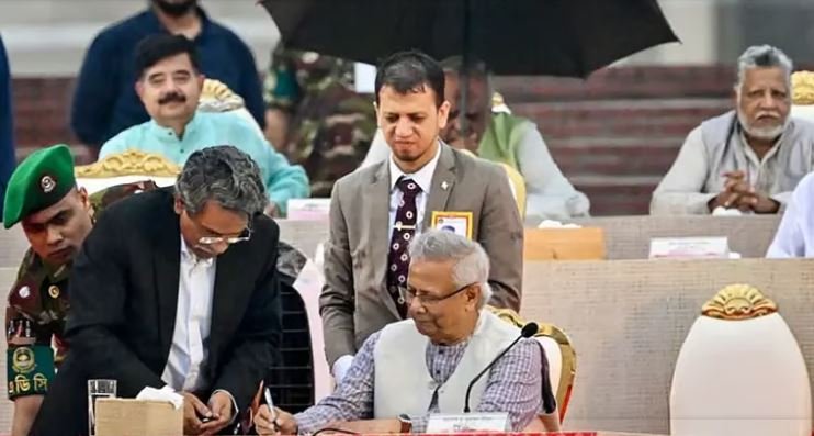 Bangladesh parties sign landmark charter to ensure democratic reform after elections next year
