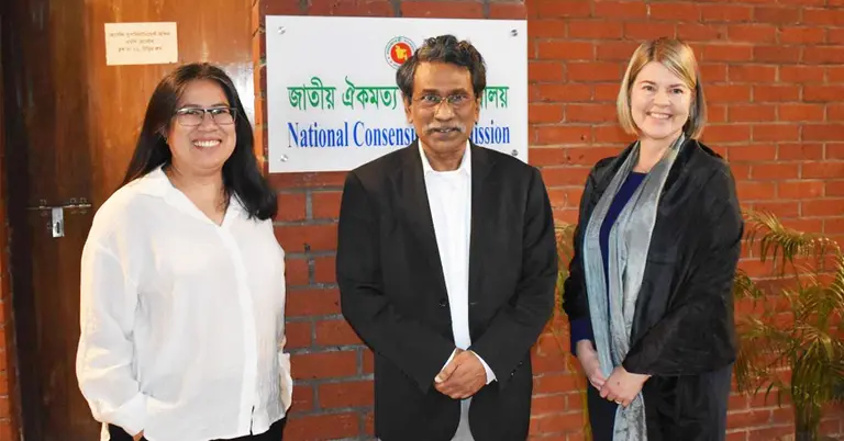 ঐকমত্য কমিশনের সহ-সভাপতির সাথে ইন্টারন্যাশনাল আইডিইএ পরিচালকের বৈঠক অনুষ্ঠিত